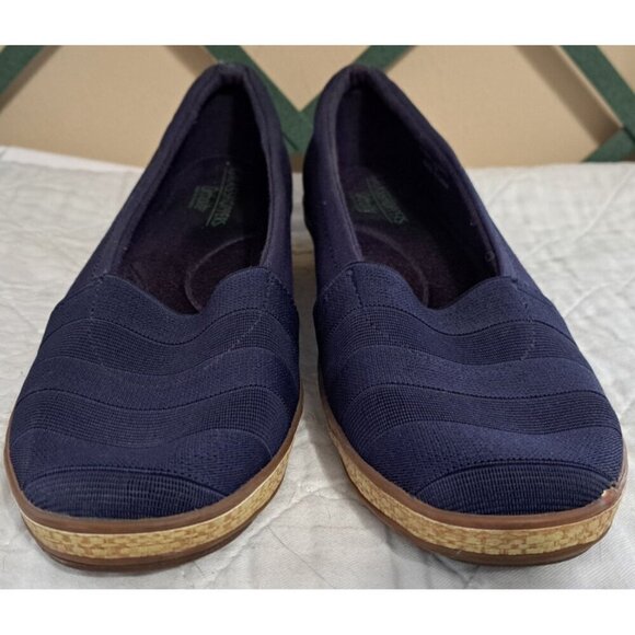Grassshoppers Ortholite Women's 11M Navy Blue Flats FLAW - Picture 2 of 11